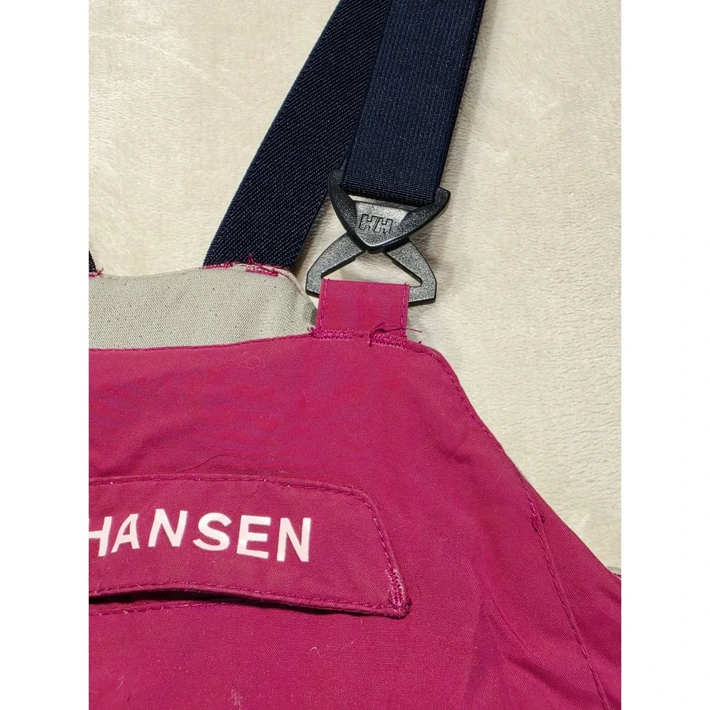 Helly Hansen Kids Pink Helly Tech Snow Bib Overalls Ski Pants Size 6 116/6